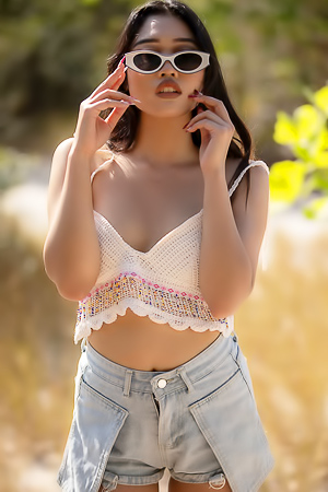 Minari Finding A Secluded Spot To Stretch Out In The Warm Sand