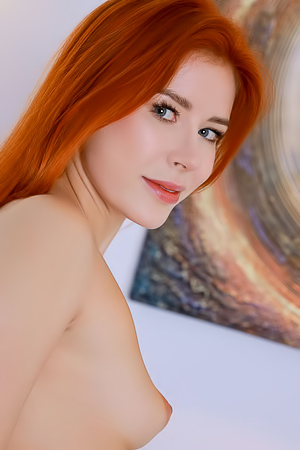 Luna Devello Willowy Beauty Poses Gracefully