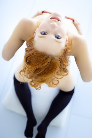 Lila Rouge Her Long Wavy Hair Cascading Like Liquid Copper